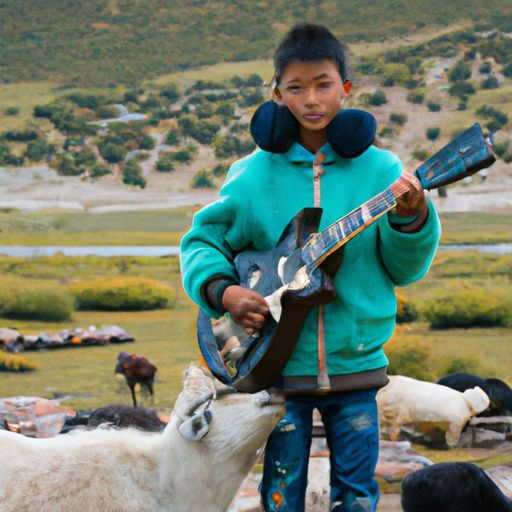 赵宸宇弹吉他的牧羊少年