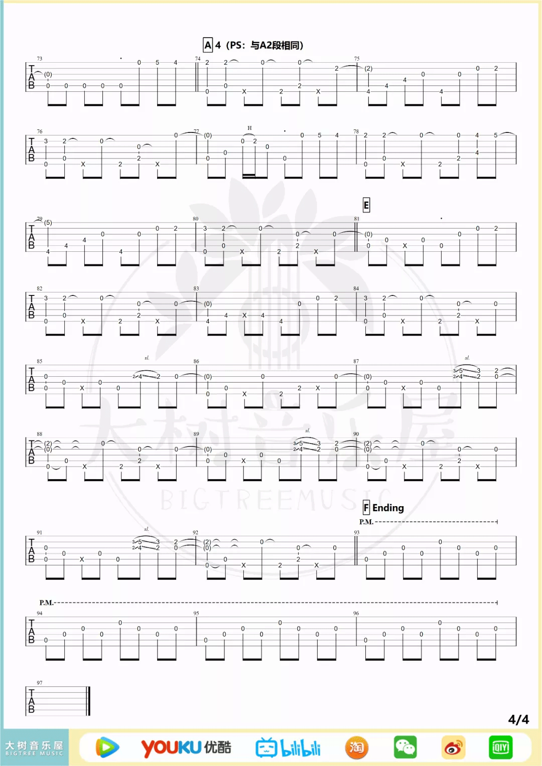 Time Travel吉他谱4