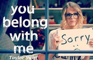 You Belong With Me吉他谱,原版Taylor Swift歌曲,简单D调指弹曲谱,高清六线乐谱教学