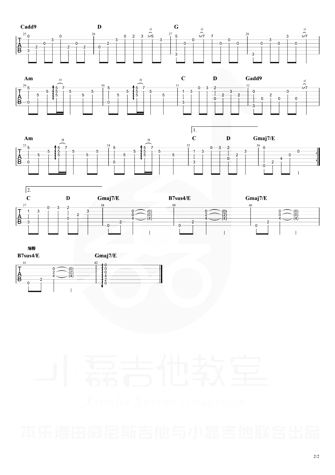 琵琶语指弹吉他谱_林海_吉他独奏六线谱_指弹教学视频