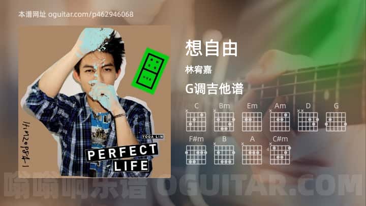 想自由林宥嘉吉他谱