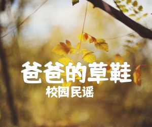 《爸爸的草鞋吉他谱》_校园民谣_唱给长辈歌曲_吉他图片谱3张