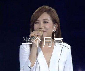 《半个月亮吉他谱》_梁静茹_C调_吉他图片谱1张