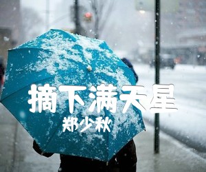 《摘下满天星吉他谱》_郑少秋_B调_吉他图片谱1张