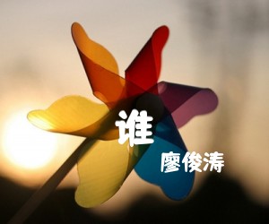 《谁吉他谱》_廖俊涛_未知调_吉他图片谱2张