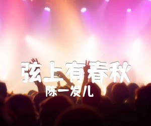 《弦上有春秋吉他谱》_陈一发儿_X调_吉他图片谱2张