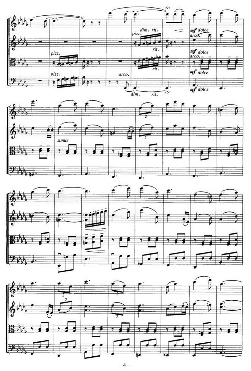中国曲谱网 www.qupuw.com——【小提琴乐谱简谱】谣趣