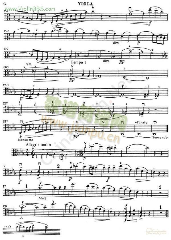 门德尔松《SONATA》中提（ I.）