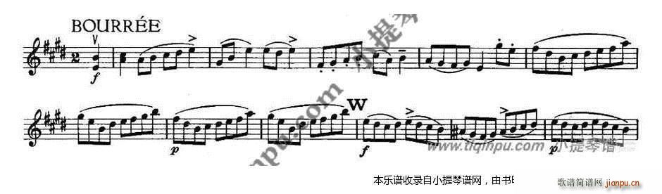 巴赫六首小提琴无伴奏奏鸣曲及组曲1006