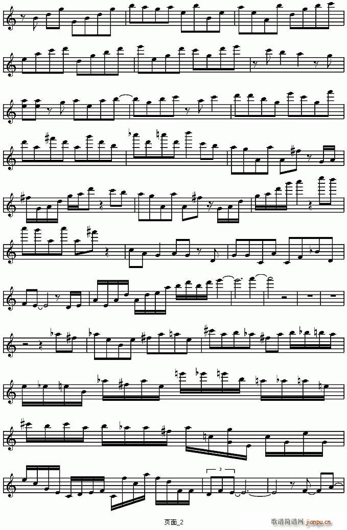 Classical Gas（小提琴谱）