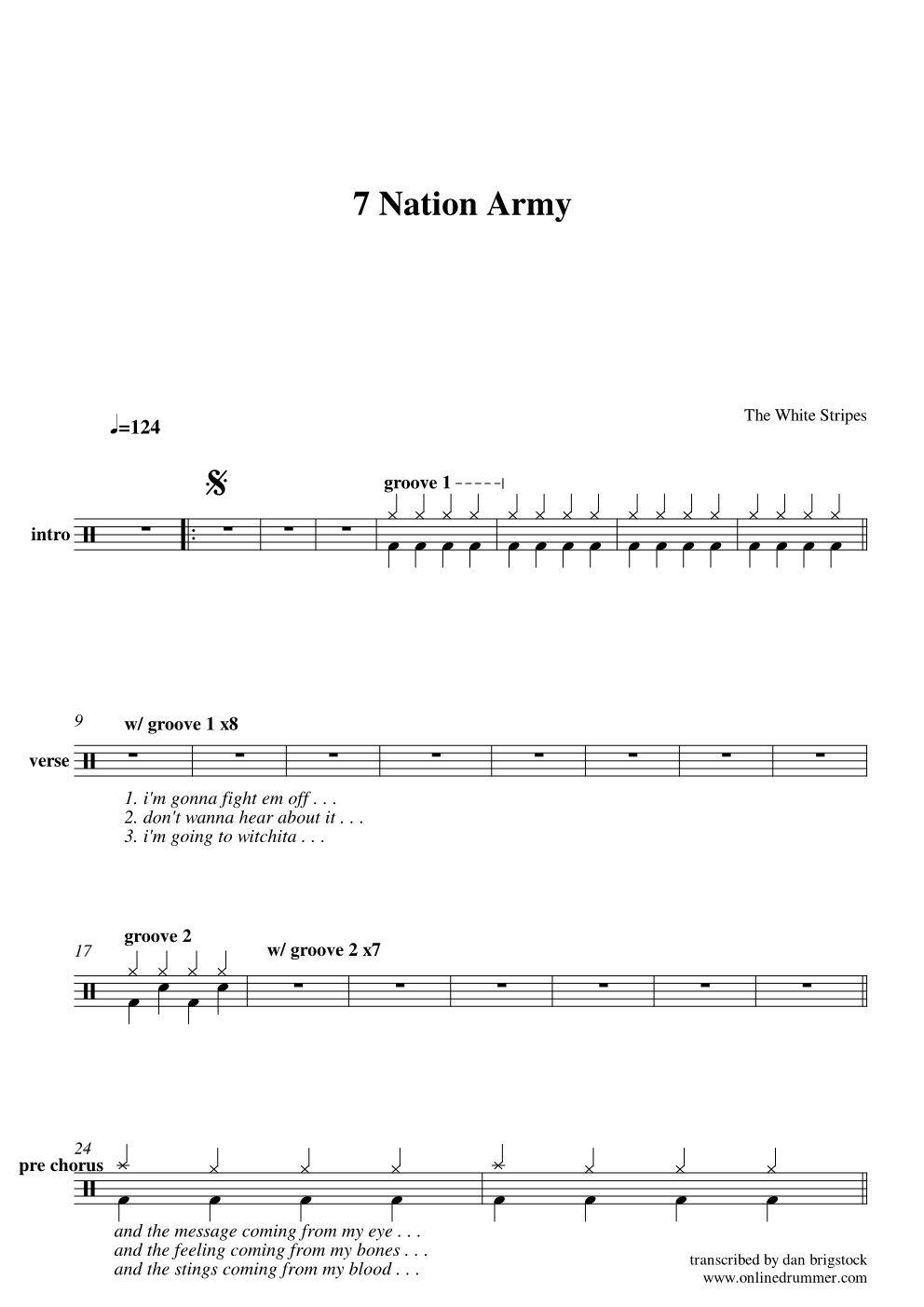 SevenNationArmyk吉他谱,原版歌曲,简单未知调弹唱教学,六线谱指弹简谱2张图