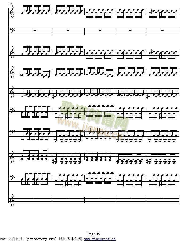 维瓦尔蒂 四季 夏 小提琴协奏曲41-48