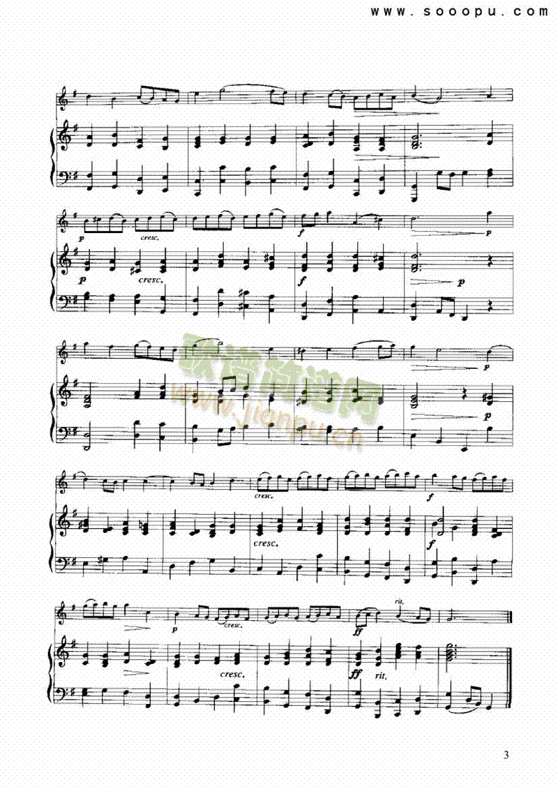 布列舞曲 弦乐类 小提琴