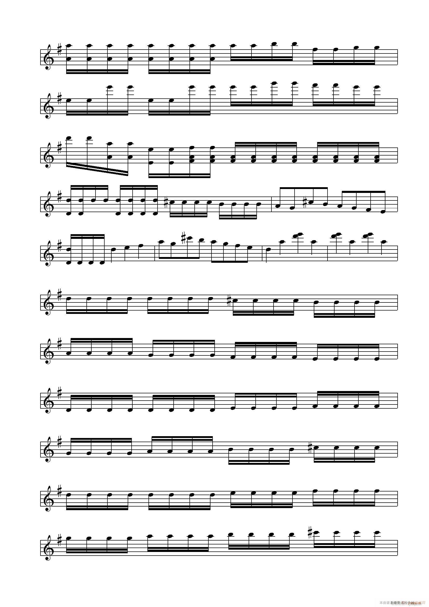 I can can you(小提琴谱)5