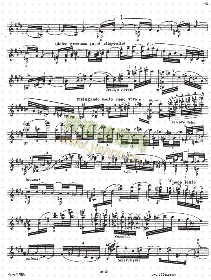 伊萨伊小提琴奏鸣曲（sonate No6）