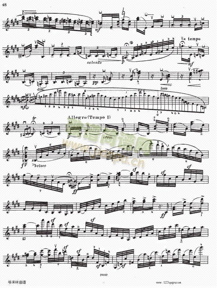 伊萨伊小提琴奏鸣曲（sonate No6）