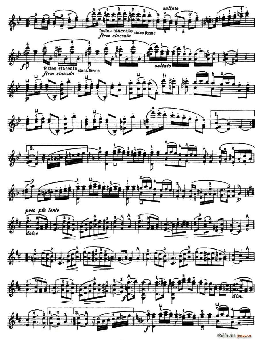 让 德尔菲 阿拉尔 12首小提琴隨想练习曲之24 2