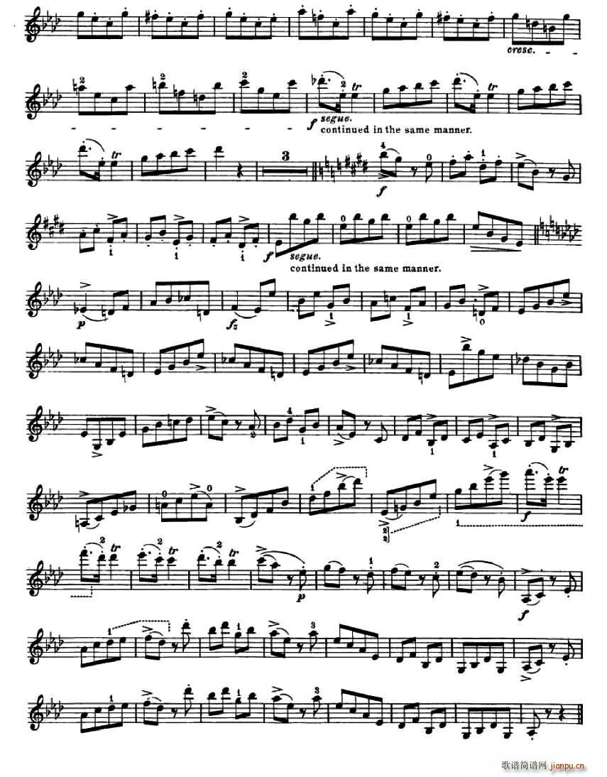 24首小提琴练习曲之17
