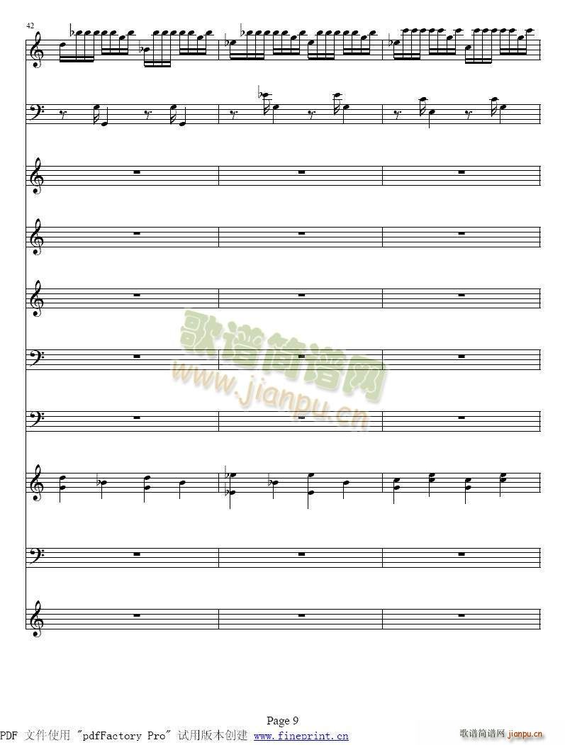 维瓦尔蒂四季夏协奏曲916简谱小提琴版,入门独奏曲谱高清五线谱