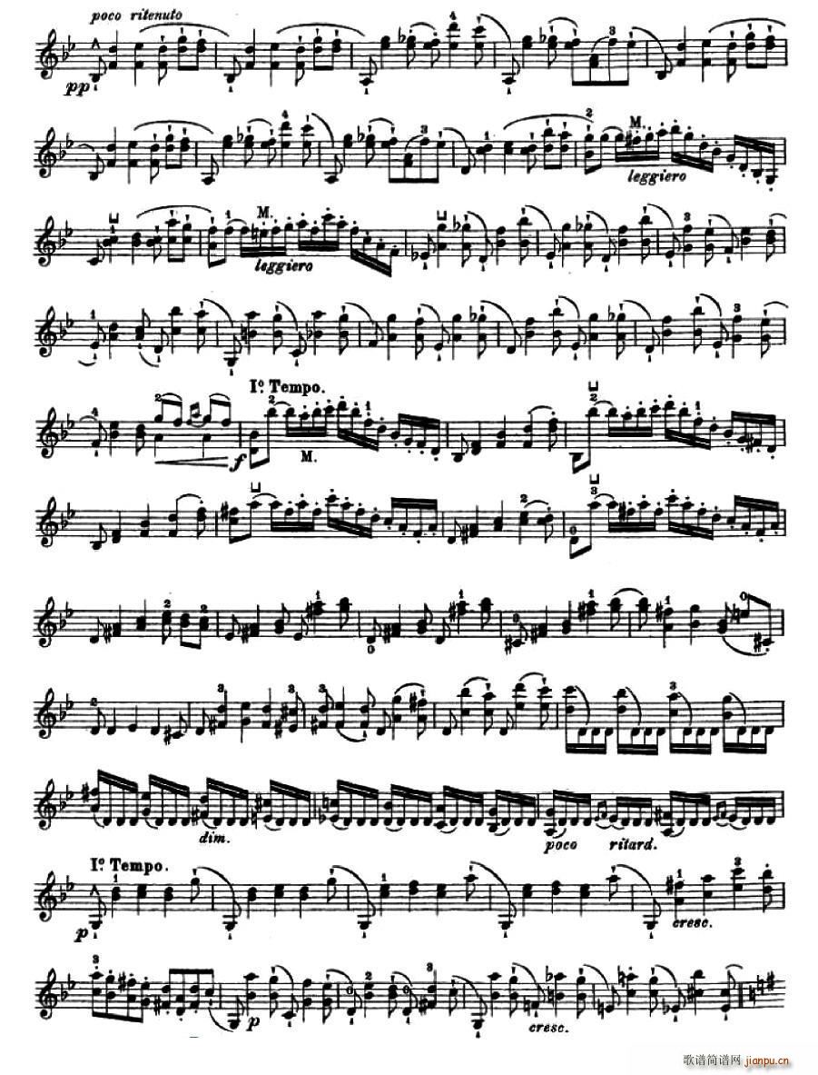 让 德尔菲 阿拉尔-12首小提琴隨想练习曲之22