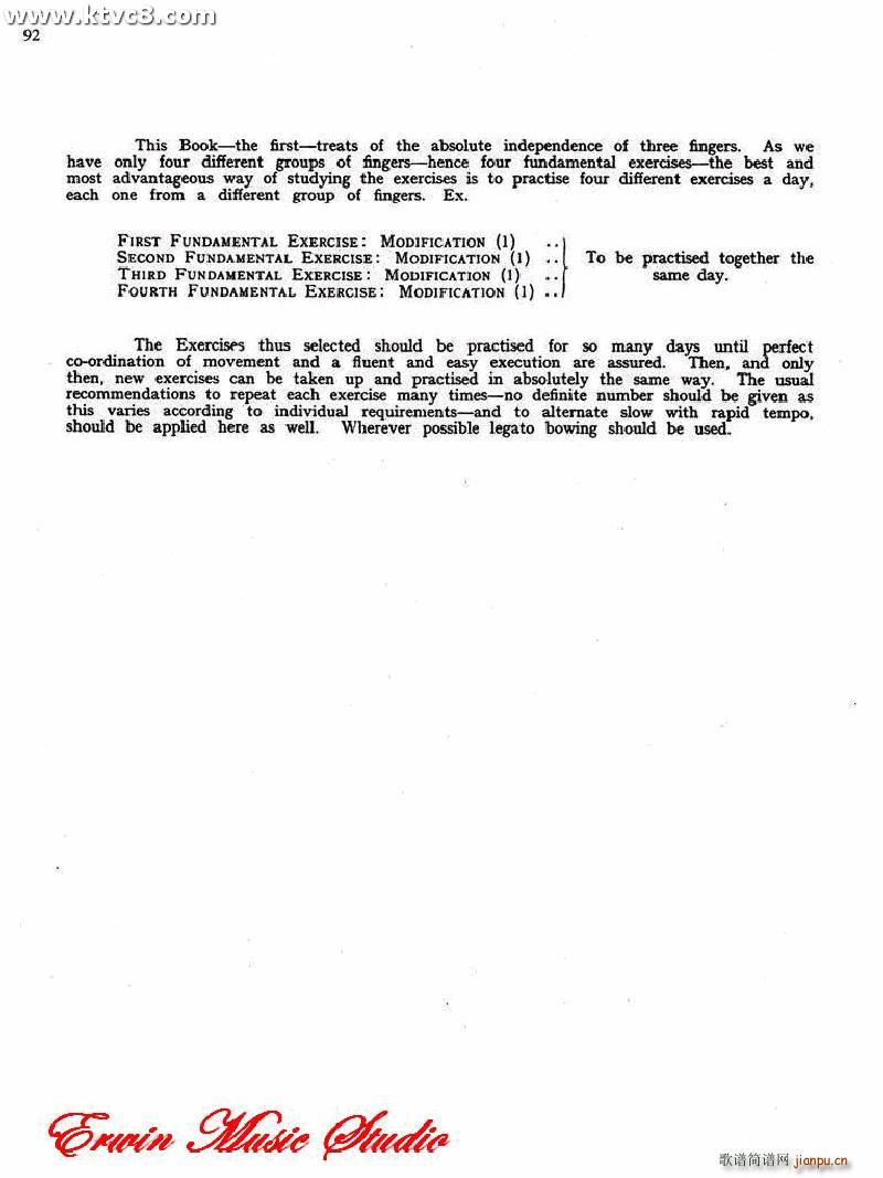 德米特里 康斯坦丁 多尼斯 小提琴三手指基础练习 作品 15 第一