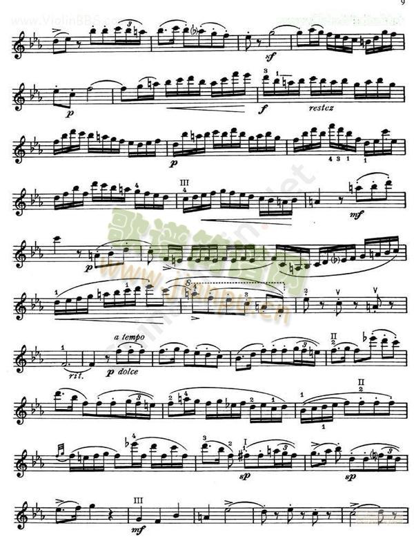 海菲茨-HUMMEL《Rondo》in E-flat major 1 副