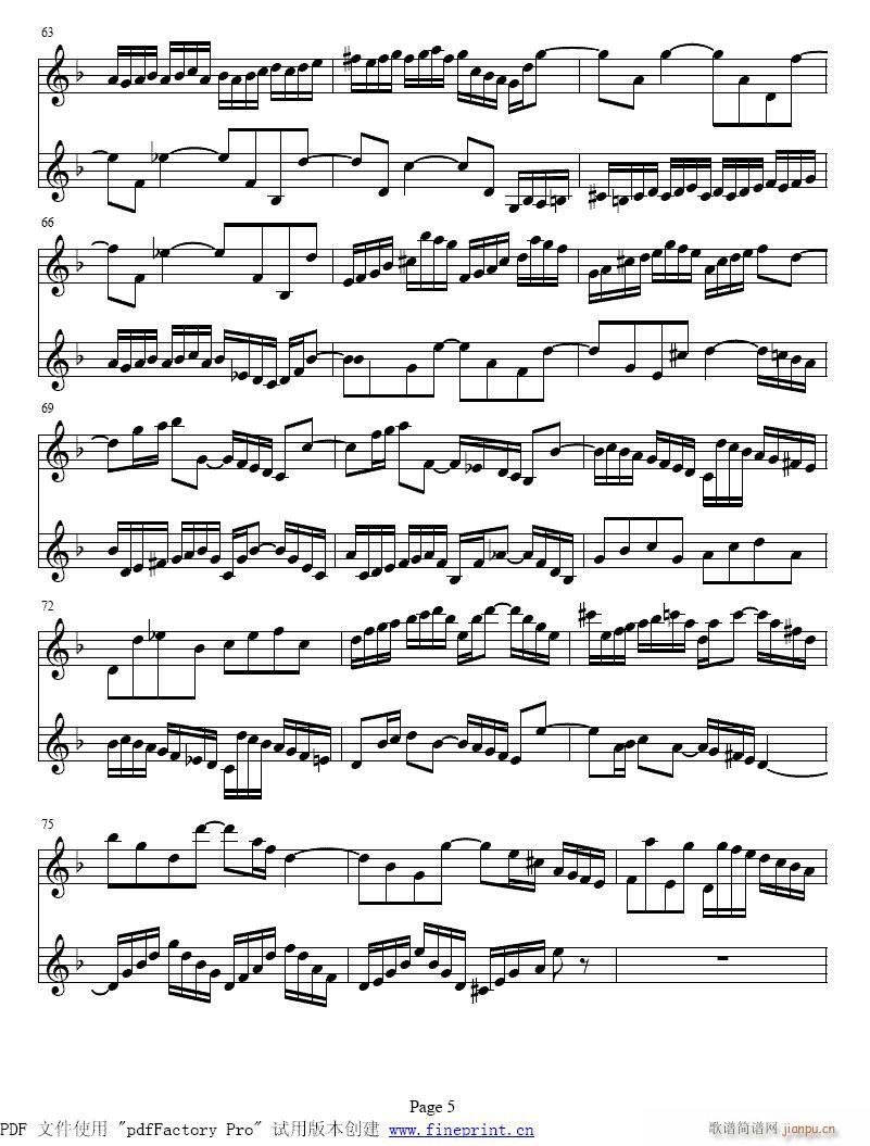 d小调两支小提琴协奏曲1-7提琴