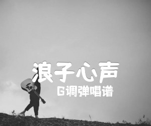 《浪子心声吉他谱》_G调弹唱谱_G调_吉他图片谱3张