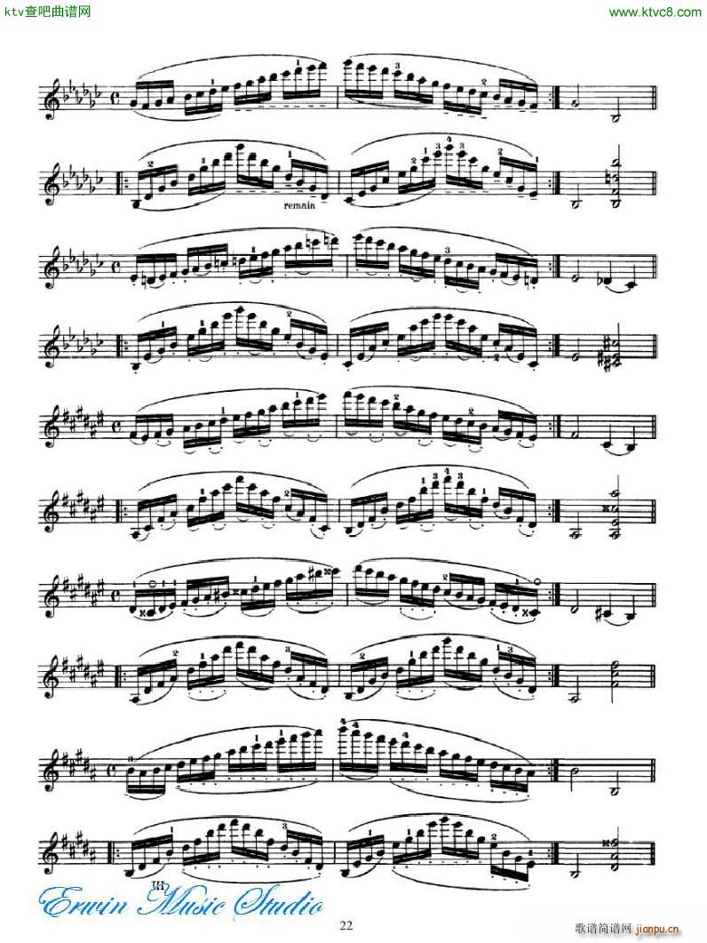 拉赫利美利 小提琴音阶练习19 36