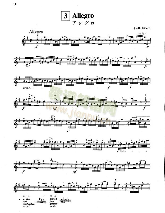 SuzukiViolinMethod简谱小提琴版,初学者独奏曲谱高清五线谱