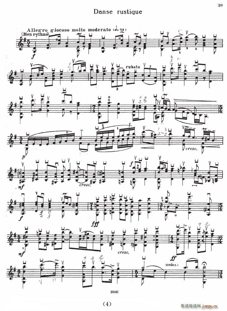 SONATE No5 4