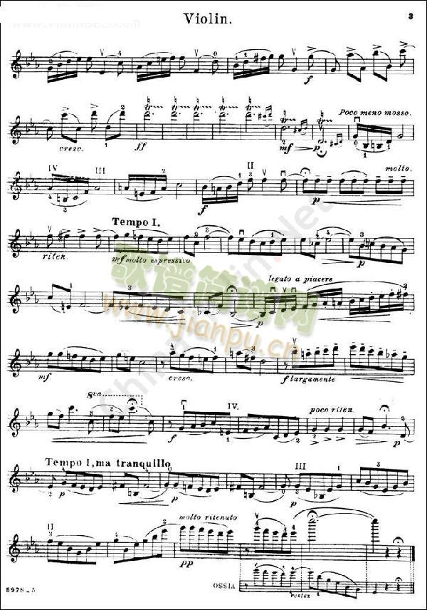柴科夫斯基Op.42,No.3 2