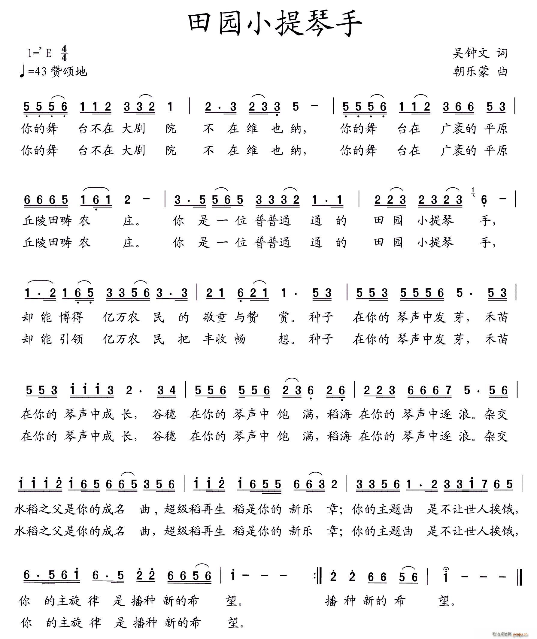田园小提琴手