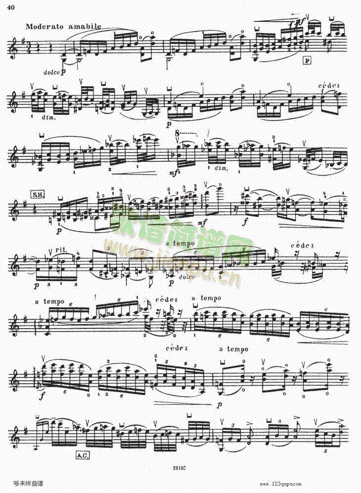 伊萨伊小提琴奏鸣曲（sonate No5）