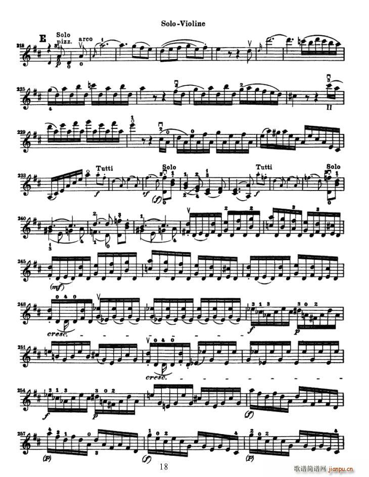 Konzert fur Violine（贝多芬小提琴协奏曲）