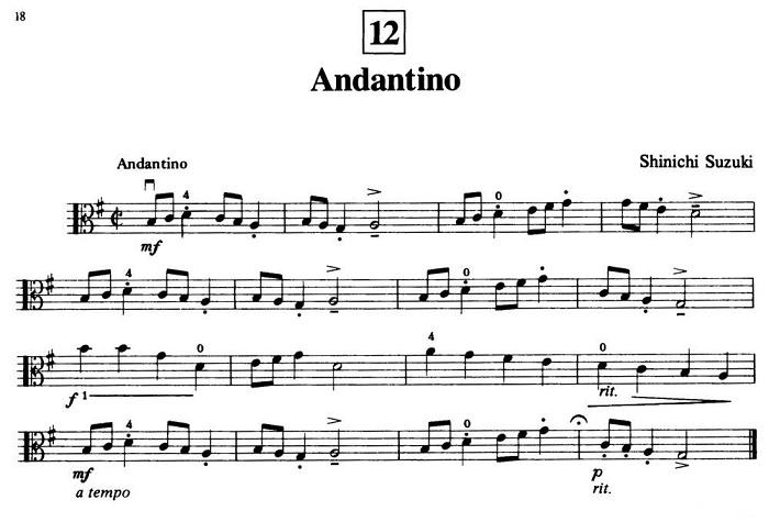 Andantino（中提琴）