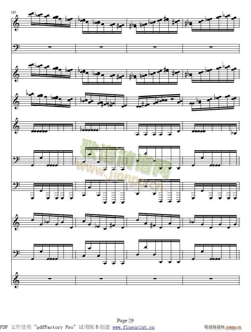 维瓦尔蒂四季夏协奏曲2532简谱小提琴版,入门独奏曲谱完整版五线谱