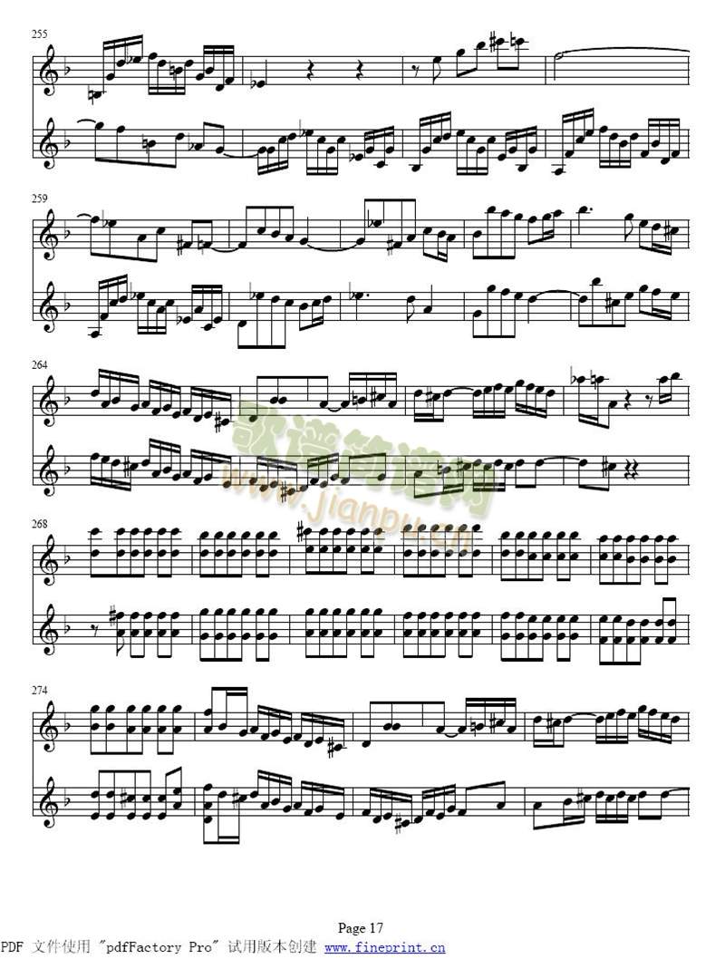d小调两支小提琴协奏曲15-22