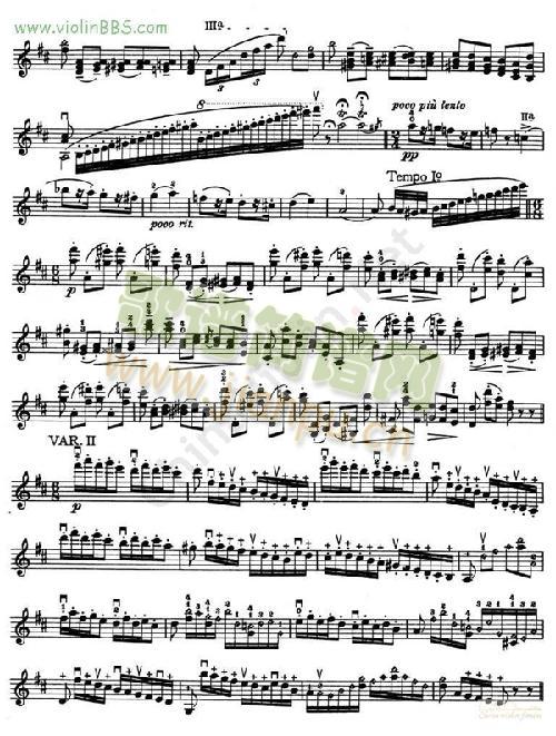 克莱斯勒-帕克尼尼《女巫之舞》(Le streghe)Op.8