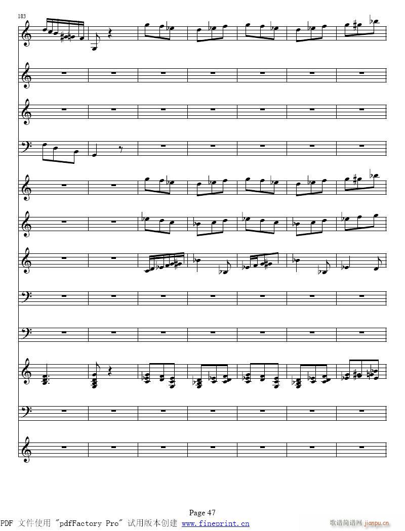维瓦尔蒂 四季　冬 小提琴协奏曲41-48提琴