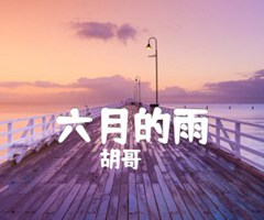 六月的雨吉他谱_胡哥_原版弹唱吉他简谱