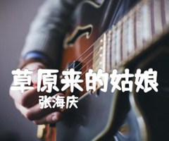 《草原来的姑娘吉他谱》_张海庆_吉他图片谱1张