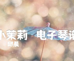 《小茉莉   电子琴谱吉他谱》_邱晨_吉他图片谱1张