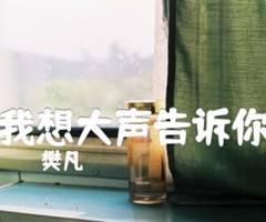 《我想大声告诉你吉他谱》_樊凡_吉他图片谱3张