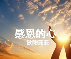 感恩的心吉他谱_欧阳菲菲_双吉他_F调_原版弹唱吉他简谱