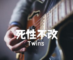 死性不改吉他谱_Twins_扫弦弹唱版_D调_原版弹唱吉他简谱