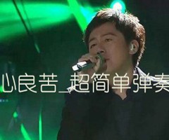 《用心良苦吉他谱》_张宇_超简单弹奏版_G调_吉他图片谱2张