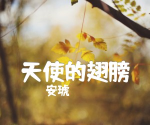 天使的翅膀吉他谱_安琥_指弹_X调_原版弹唱吉他简谱